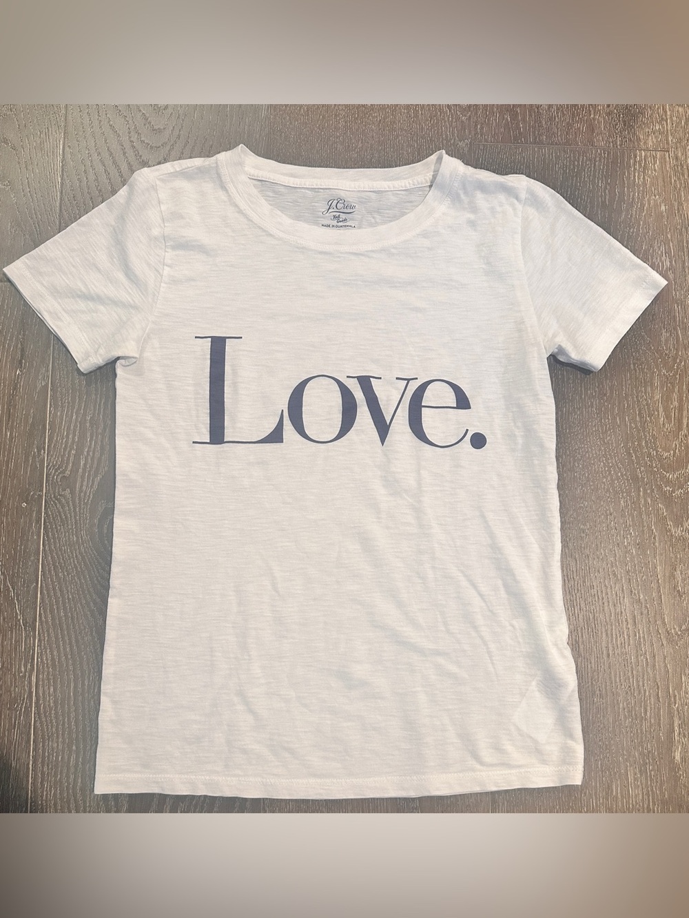 J. Crew Graphic “Love” Tee